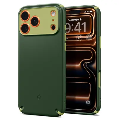 Case Spigen Caseology Nano Pop Hybrid with MagSafe for Apple iPhone 17 Pro, Avo Green
