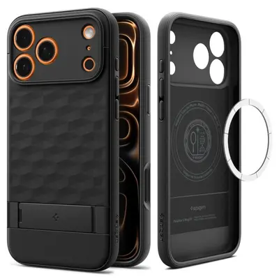 Case Spigen Caseology Parallax S with MagSafe for Apple iPhone 17 Pro Max, Matte Black