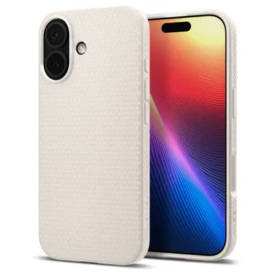 Case Spigen Liquid Air for Apple iPhone 17, Natural Titanium