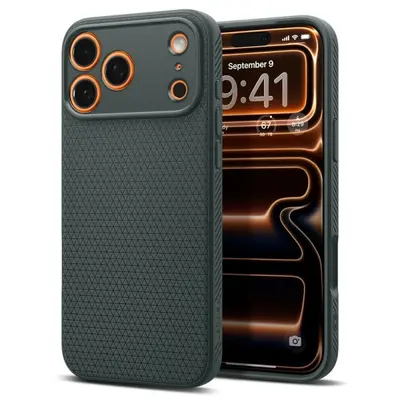Case Spigen Liquid Air for Apple iPhone 17 Pro, Abyss Green