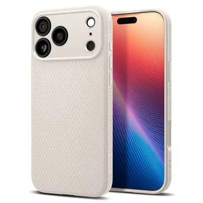 Case Spigen Liquid Air for Apple iPhone 17 Pro, Natural Titanium