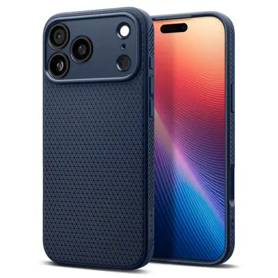 Case Spigen Liquid Air for Apple iPhone 17 Pro, Navy Blue