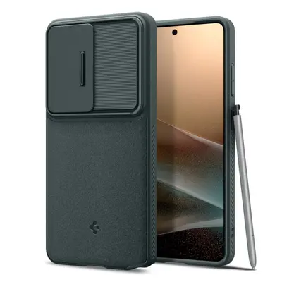Case Spigen Optik Armor for Samsung Galaxy S26 Ultra S948, Abyss Green