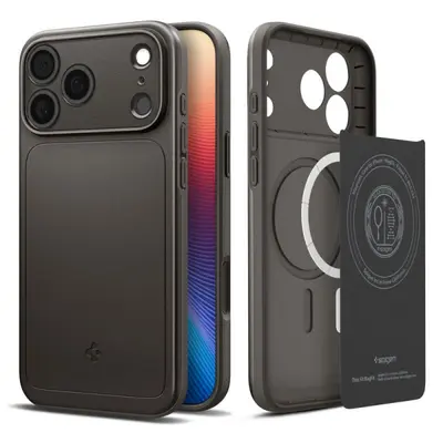 Case Spigen Thin Fit with MagSafe for Apple iPhone 17 Pro, Gunmetal