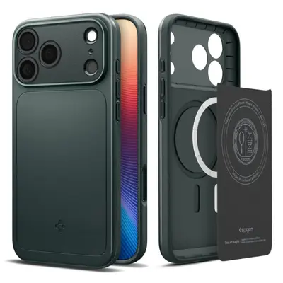 Case Spigen Thin Fit with MagSafe for Apple iPhone 17 Pro Max, Abyss Green