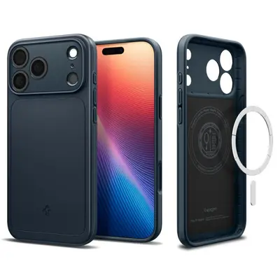 Case Spigen Thin Fit with MagSafe for Apple iPhone 17 Pro Max, Metal Slate