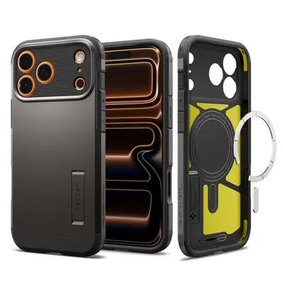Case Spigen Tough Armor T with MagSafe for Apple iPhone 17 Pro Max, Gunmetal