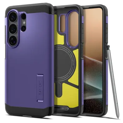 Case Spigen Tough Armor with MagSafe for Samsung Galaxy S26 Ultra S948, Ash Violet