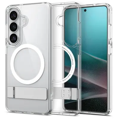 Case Spigen Ultra Hybrid S with MagSafe for Samsung Galaxy S26 S942, Clear White